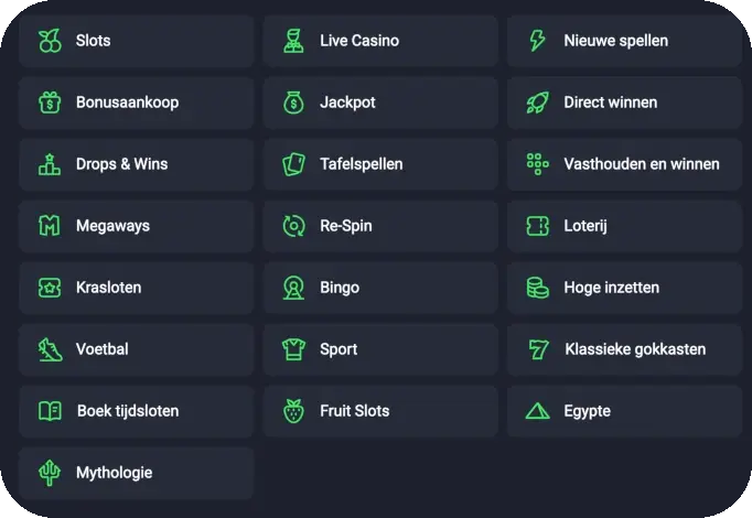Lucky Wave casinospellen categorieën