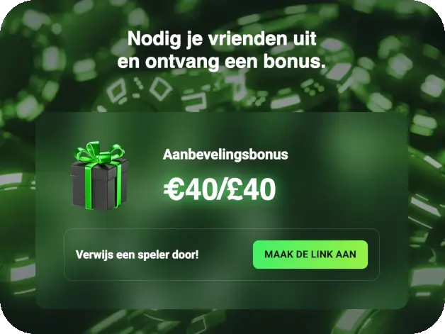 Luckywave-bonus voor het aanbrengen van een vriend
