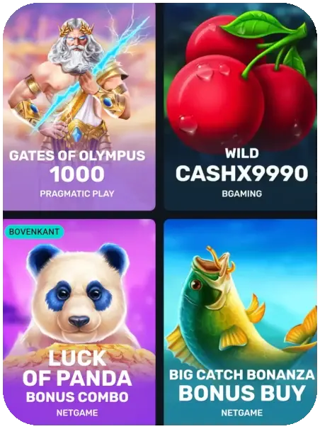 Lucky Wave-slots Lijst